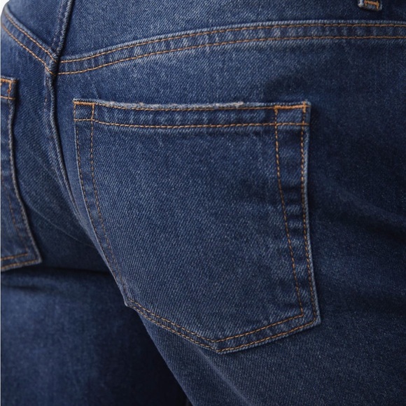 Free People We the Free Maggie Ripped Ankle Straight Leg Jeans - Picture 2 of 9